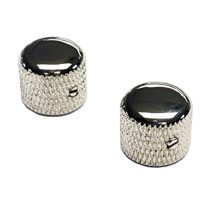 Rutters Nocaster Control Knob Set of 2 Nickel