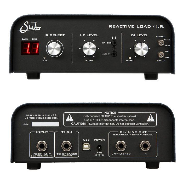 Suhr Reactive Load I.R. Impulse Response IR Loaded