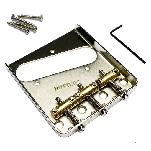 Rutters Vintage Stamped Nickel Bridge Brass Saddles