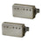 Lindy Fralin Pure P.A.F. Humbucker Pickup 8/9k Set Raw Nickel Covers