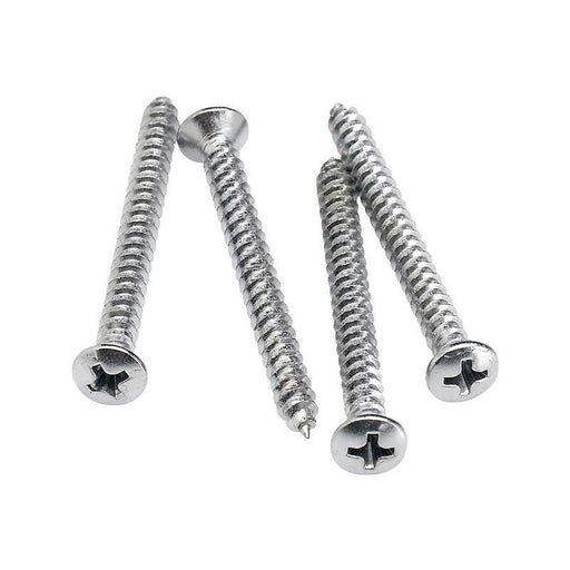 Fender Neck Plate Mounting Screws (8 X 1-3/4") Chrome 0994948000