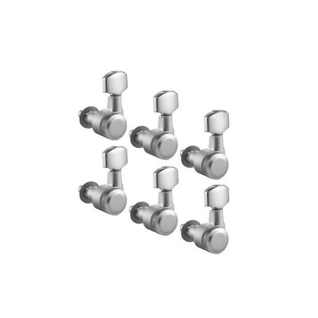 Schaller 6-in-line 10mm Locking Tuners - Satin Chrome - Right Handed