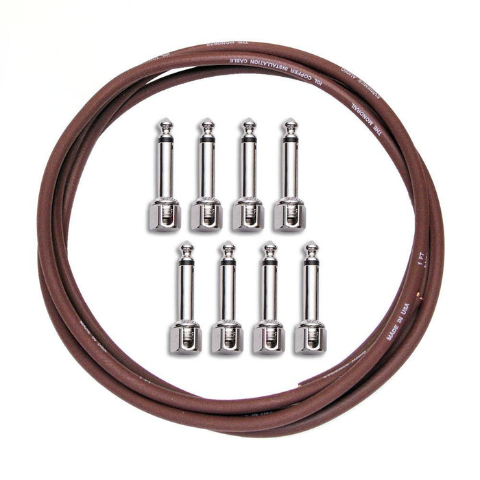 Evidence Audio SIS Monorail 8/5 Pedalboard Cable Kit - Classic Burgundy