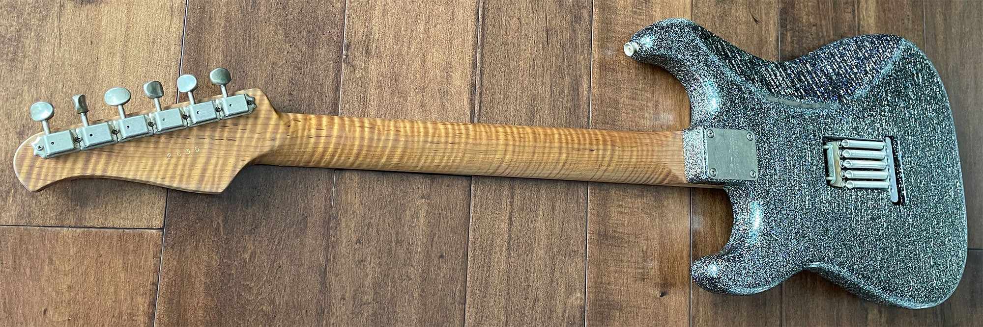 Xotic California Classic XSC-2 Electric Guitar Halo Sparkle over Black 2635