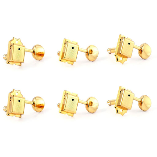 Gotoh Vintage Style Staggered Tuners 6-In-Line SD91 Gold TK-7880-002