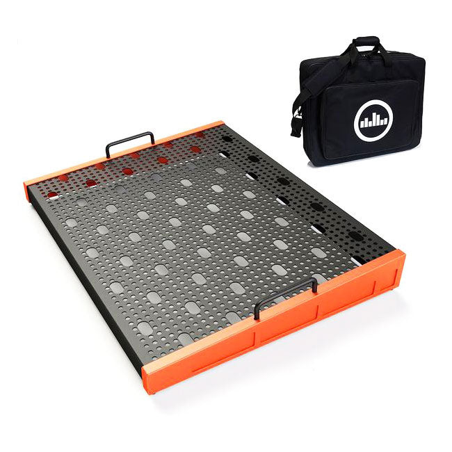 Temple Audio Design Trio 21 (21" x 16.5") Pedalboard w/Soft Case Temple Red