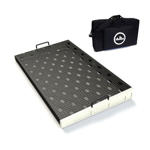 Temple Audio Design Trio 28 (28.2" x 16.5") Pedalboard w/Soft Case Vintage White