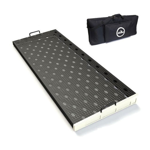 Temple Audio Design Trio 43 (43.2" x 16.5") Pedalboard w/Soft Case Vintage White