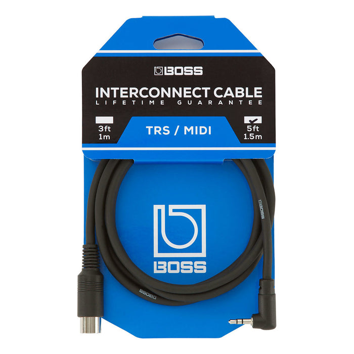 Boss BMIDI-5-35 TRS MIDI Cable 5 Foot