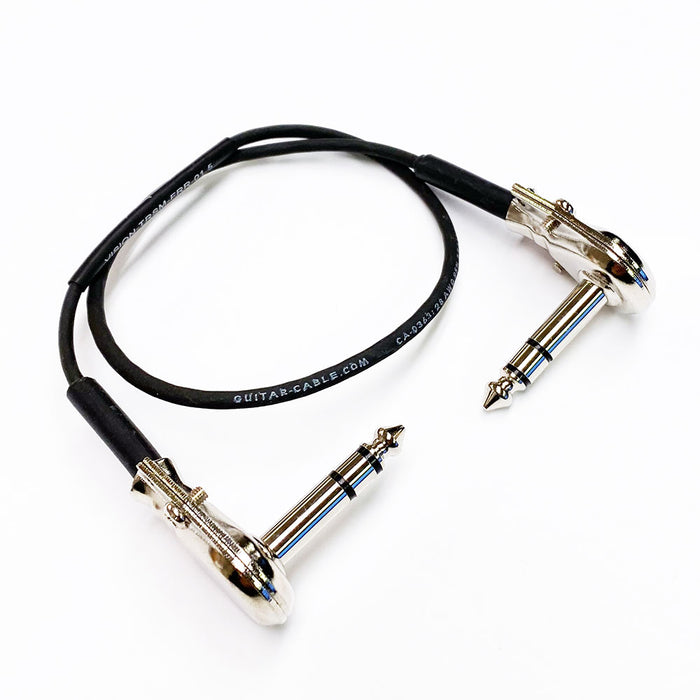 1.5 Foot (45.72 cm) Best-Tronics Right-Angle Pancake TRS Cable USA Made