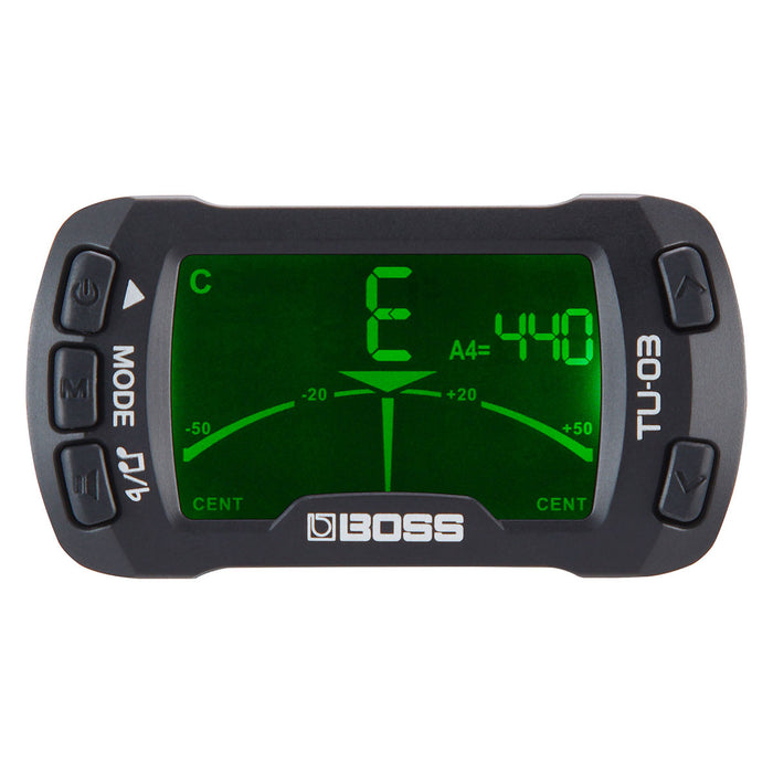 Boss TU-03 Clip-On Tuner & Metronome
