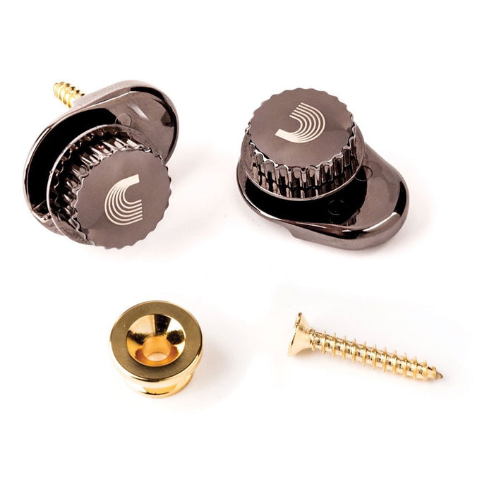 D’Addario PW-SLS-03 Ned Steinberger Universal Strap Locks - Gold