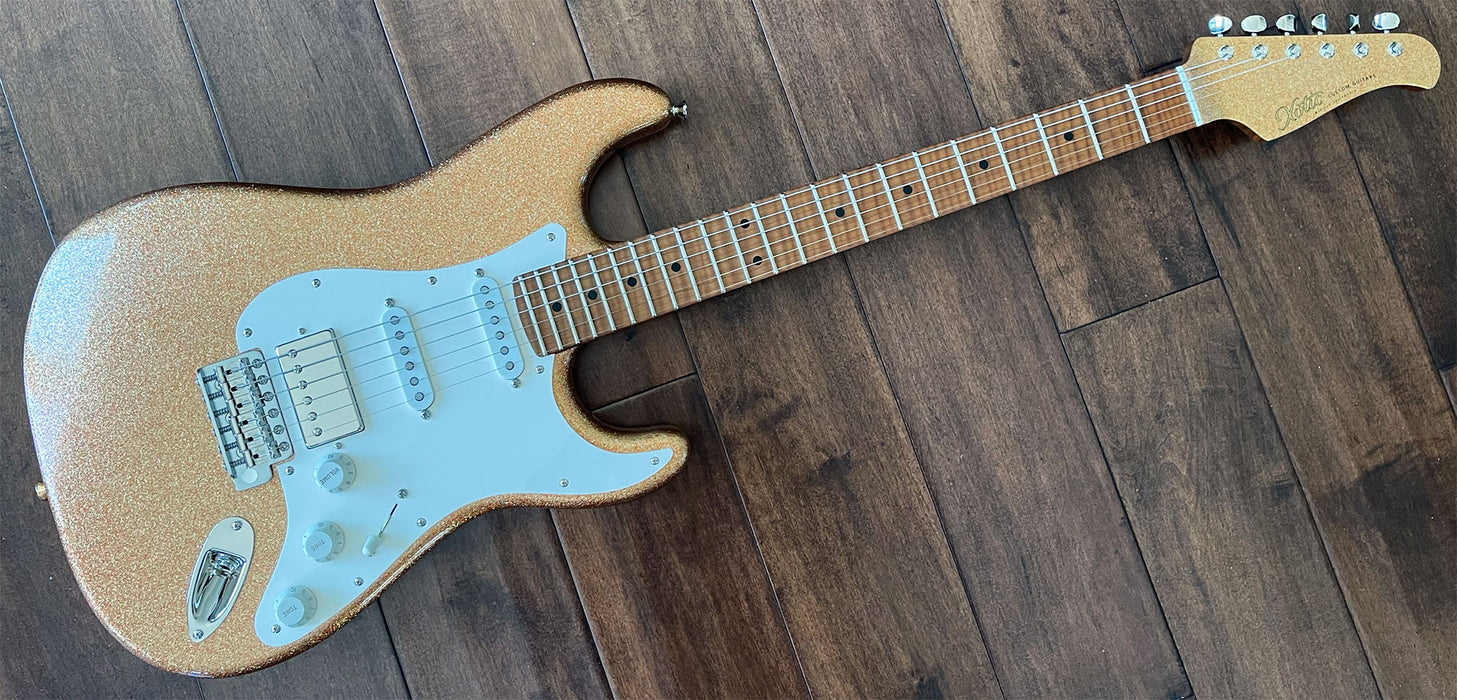 Xotic California Classic XSC-2 Electric Guitar Sunrise Orange Sparkle 2767