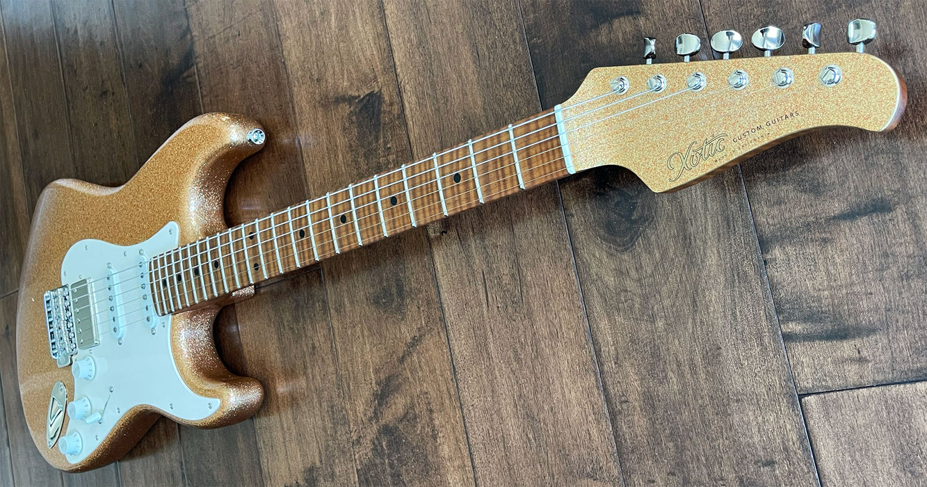 Xotic California Classic XSC-2 Electric Guitar Sunrise Orange Sparkle 2767