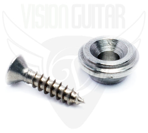 Callaham Stainless Steel Old Style Round String Tree With Stainless Steel Screw