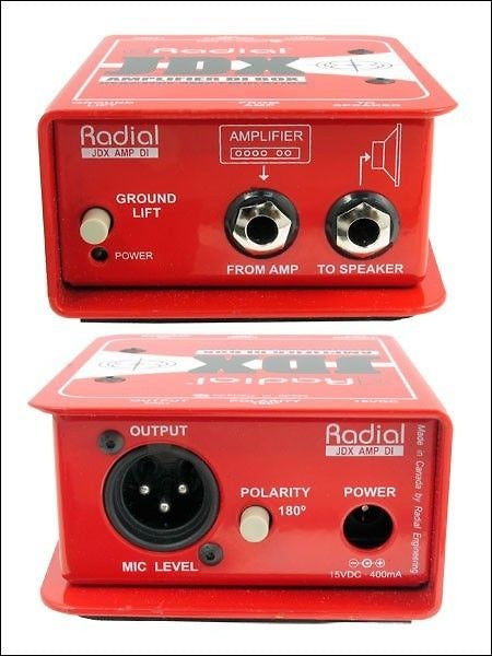 Radial Engineering  JDX™ Reactor™ Guitar Amp Direct Box